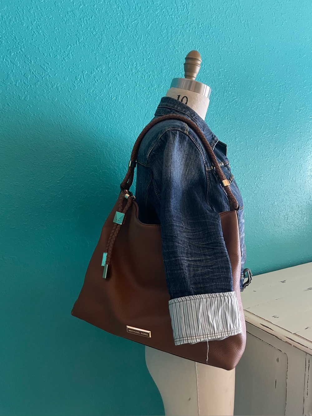 Michael Kors Kensington Cognac Shoulder bag EUC